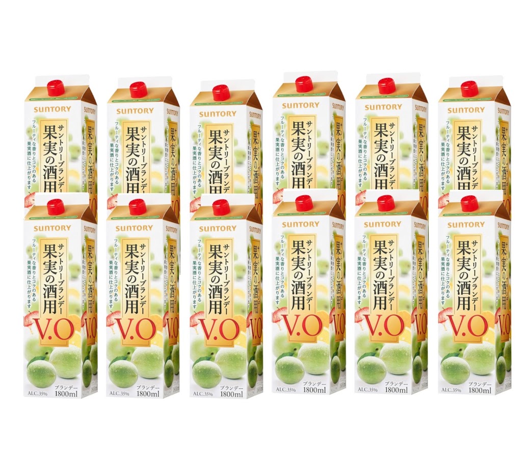 【送料無料】サントリー 果実の酒用 VO 35度 パック 1800ml 1.8L12本【北海道沖縄県東北四国九州地方は必ず送料が掛かります】