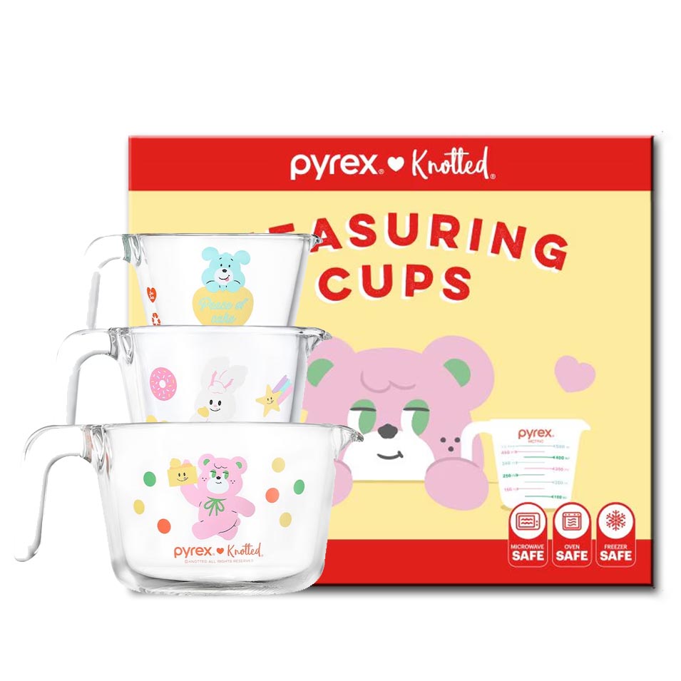 新品未開封】パイレックス × knotted 計量カップ ボール 3点セット