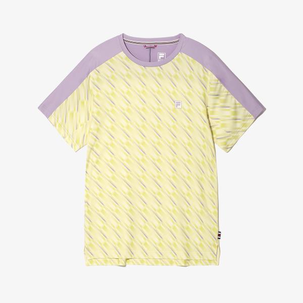 [FILA] [分離ユニ]ポリスパン全面プリント半袖Tシャツ(FS253RS11U001_717)