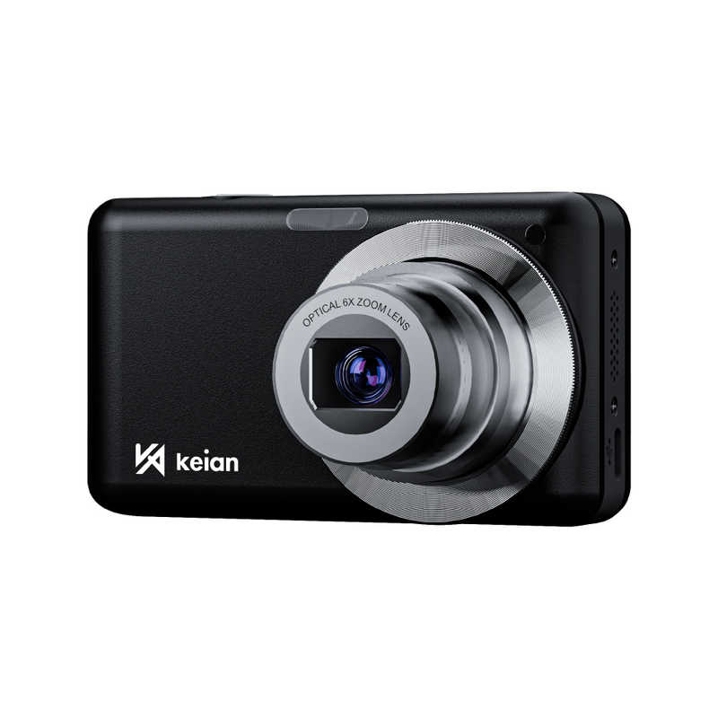 KEIAN　光学6倍コンパクトデジタルカメラ ブラック　KDC125-BK 13,536円