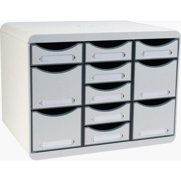 （まとめ買い）エグザコンタ EXACOMPTA ストアボックスマルチ オフィス机上整理用品 313740D [x3]