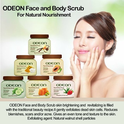 [ 2 bottles ] ODEON Face and Body Scrub 300ml