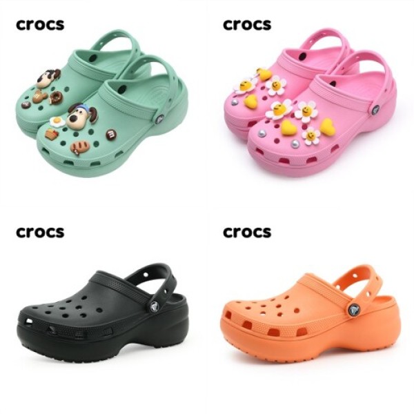 クロックス クラシックプラットフォーム クログサンダル スリッパ4種択一