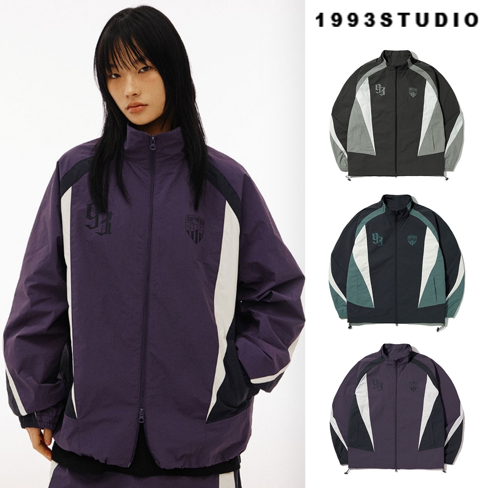 [1993studio] Color Block 93 Sporty Zip-Up Jacket 13,798円