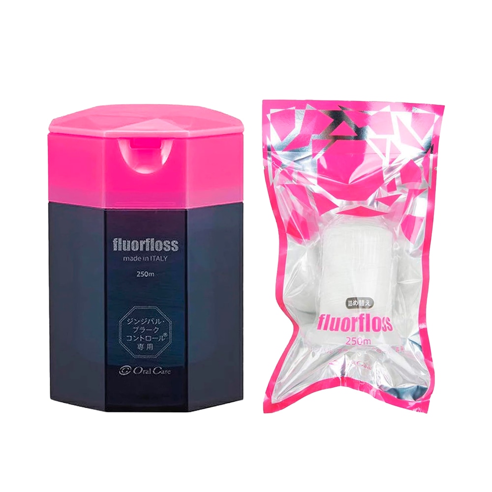 フロアフロス 250m 【本体250ｍ＋詰め替え用250ｍ】 歯周病 歯肉 マッサージ デンタルフロス 歯茎 歯茎ケア ハグキ 歯科専売品