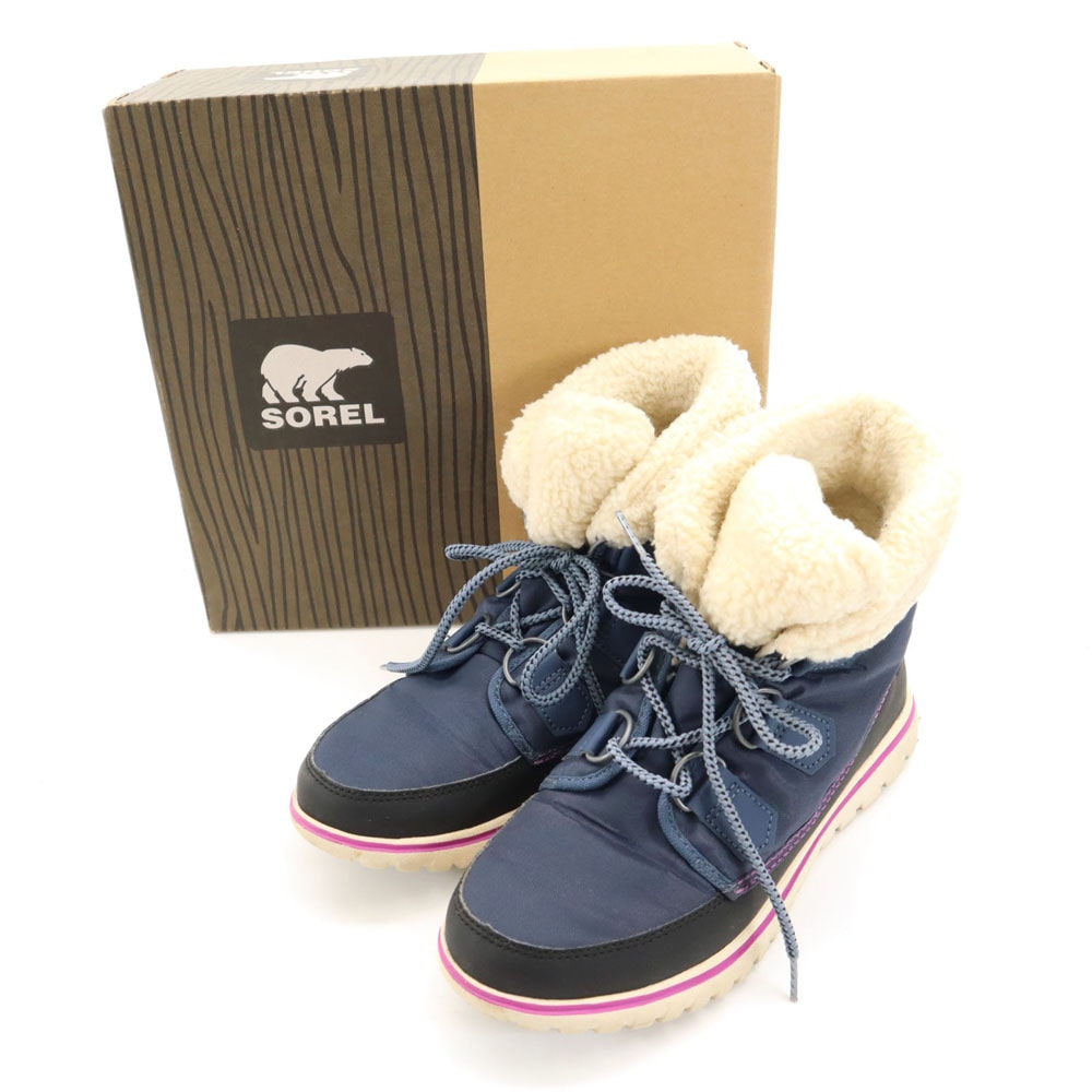 COZY CARNIVAL ブーツ 24.0cm ネイビー 箱付き レディース