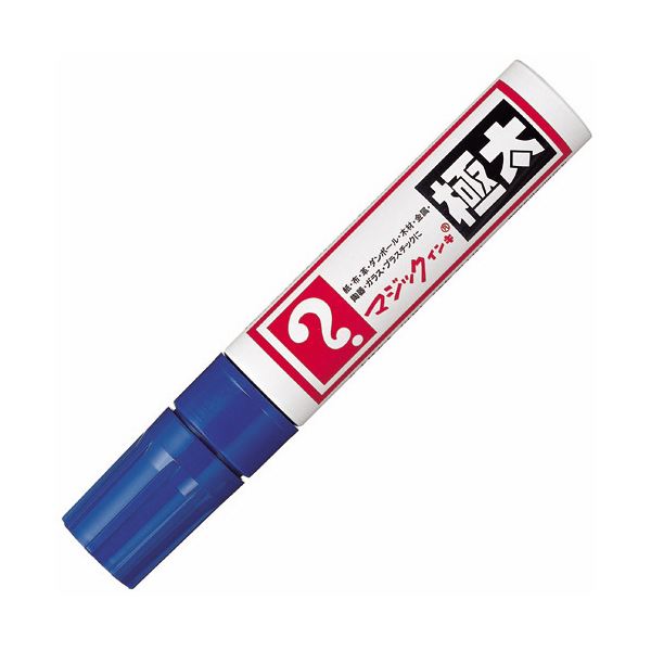 (まとめ) 寺西化学 油性マーカー マジックインキ 極太 青 MGD-T3 1本 (×30セット)