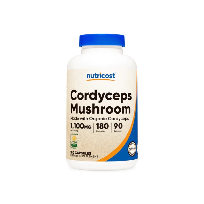 [USA] Nutricost ニュートリコスト冬虫夏草550mgカプセル180錠