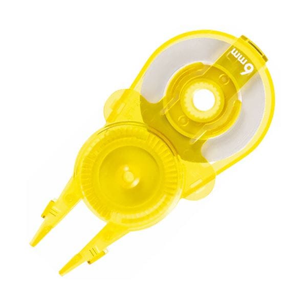 (まとめ) プラス 修正テープ ホワイパースライド交換用テープ 6mm幅×12m イエロー WH-116R YL 1個 (×30セット)