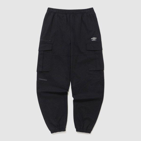 パンツ VQA UQ423CPTN1-BLK ヘビーコットントウィルカーゴジョガーパンツ BLACK