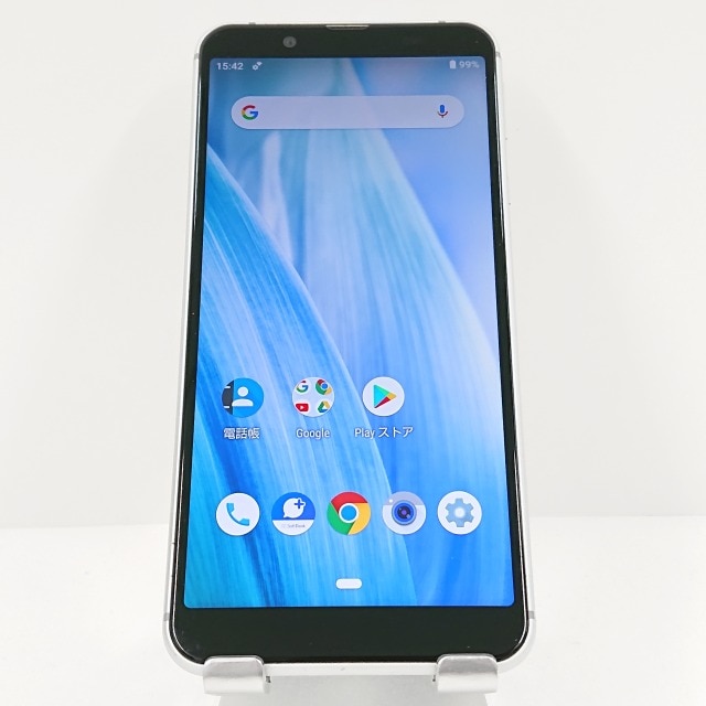 AQUOS sense3 basic 907SH SoftBank シルバー 送料無料 本体 c09186 【中古】