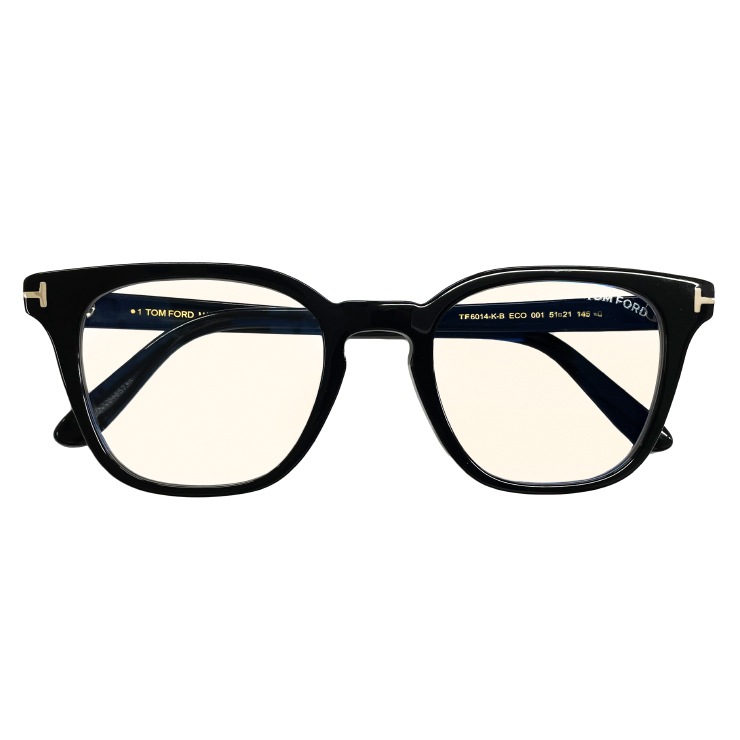 メガネ TF6014-K-B 001 度なし ブルーライトカット レンズ クリアサングラス 伊達メガネ FT6014-K-B/V ft6014kb tf6014kb ブランド 眼鏡 メンズ レディース
