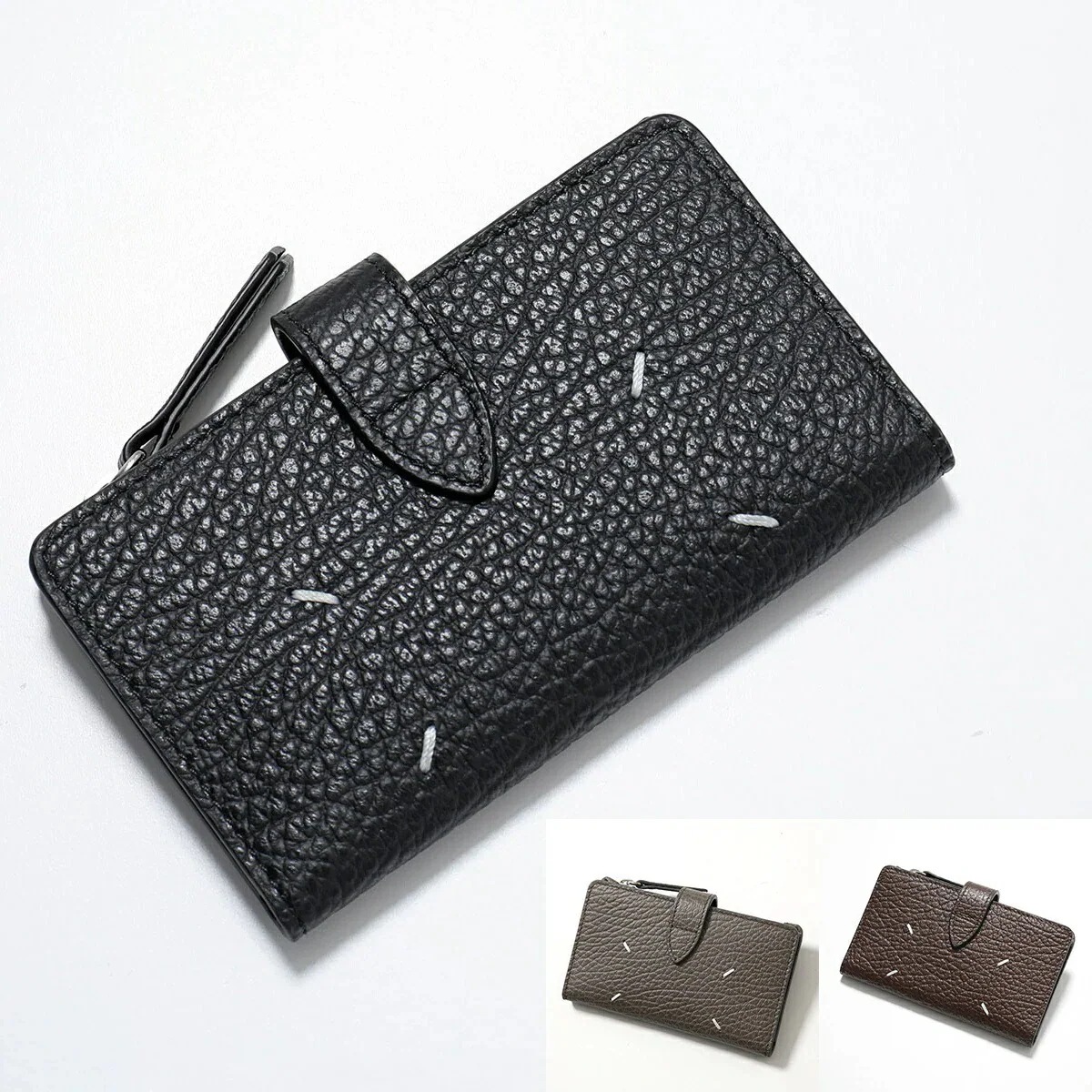 MAISON MARGIELA メゾンマルジェラ コインケース SA1VX0019 P4455 レディース 4ステッチ ジップウォレット カードケース フラグメ