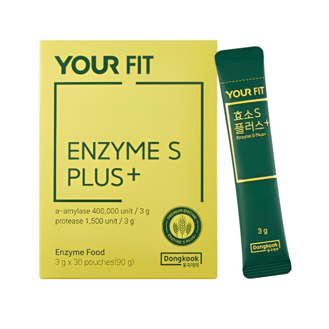 穀物発酵 消化酵素 レモン味 ユアフィット 酵素S プラス シーズン2 (30包) 2箱 α-アミラーゼ 400,000unit プロテアーゼ 1,500unit 植物由来 発酵酵素 配合