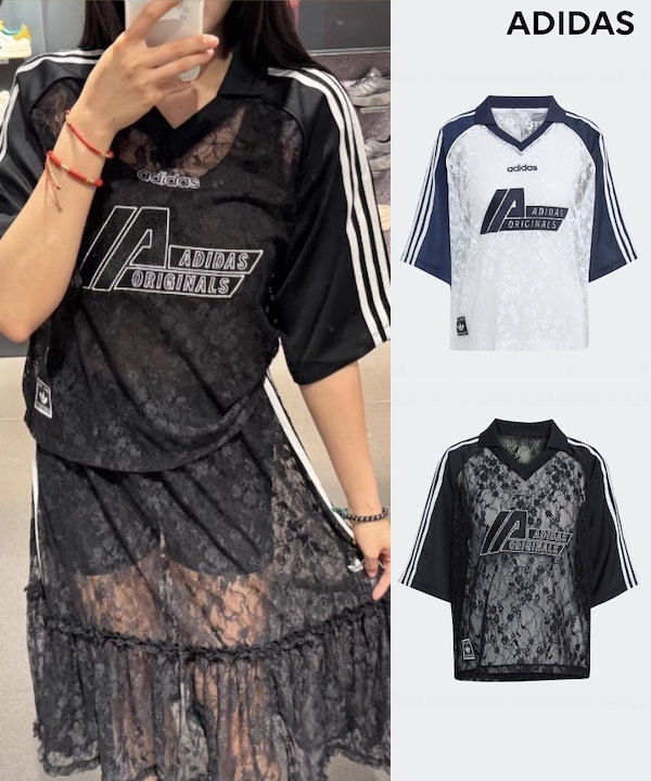 アディダス adidas アディダスオリジナルス レースジャージ Tシャツ adidas tシャツ JERSEY / アディダス ロングスリーブ レース