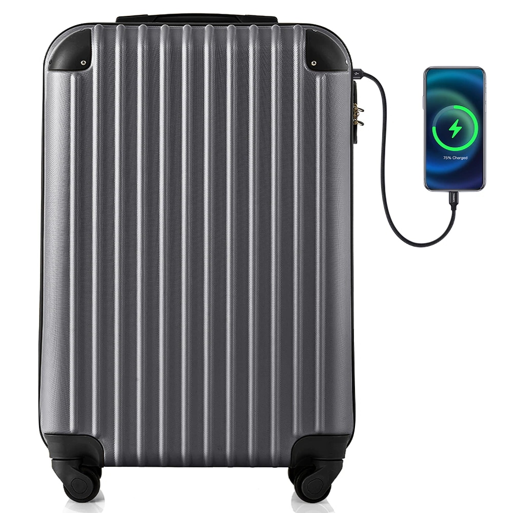【当日出荷/713】キャリーケース Sサイズ スーツケース USB充電ポート付き カップホルダー付き キャリーバッグ スーツケース 2日 3日 小型 TSAロック搭載 おしゃれ