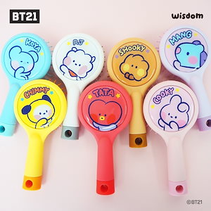 【公式】 BT21 minini ヘアブラシ 柔らかいボール 刺激ない