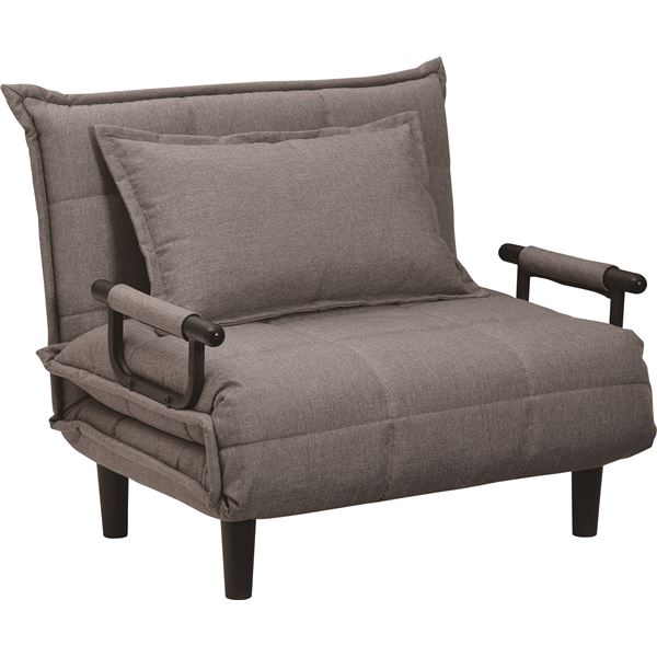 ソファ ソファベッド 折り畳み ファブリック 幅約100cm GY グレー 27,959円