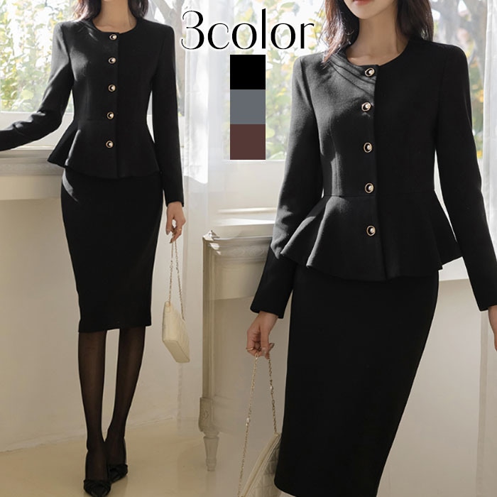 セットアップ レディース スカートスーツ 入園 入学 卒業 上品