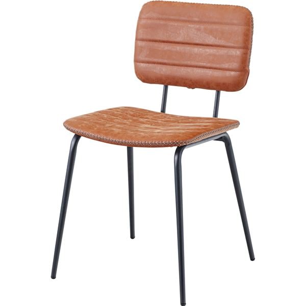 ダイニングチェア/椅子 キャメル 約W45.5xD51xH78xSH46cm 完成品