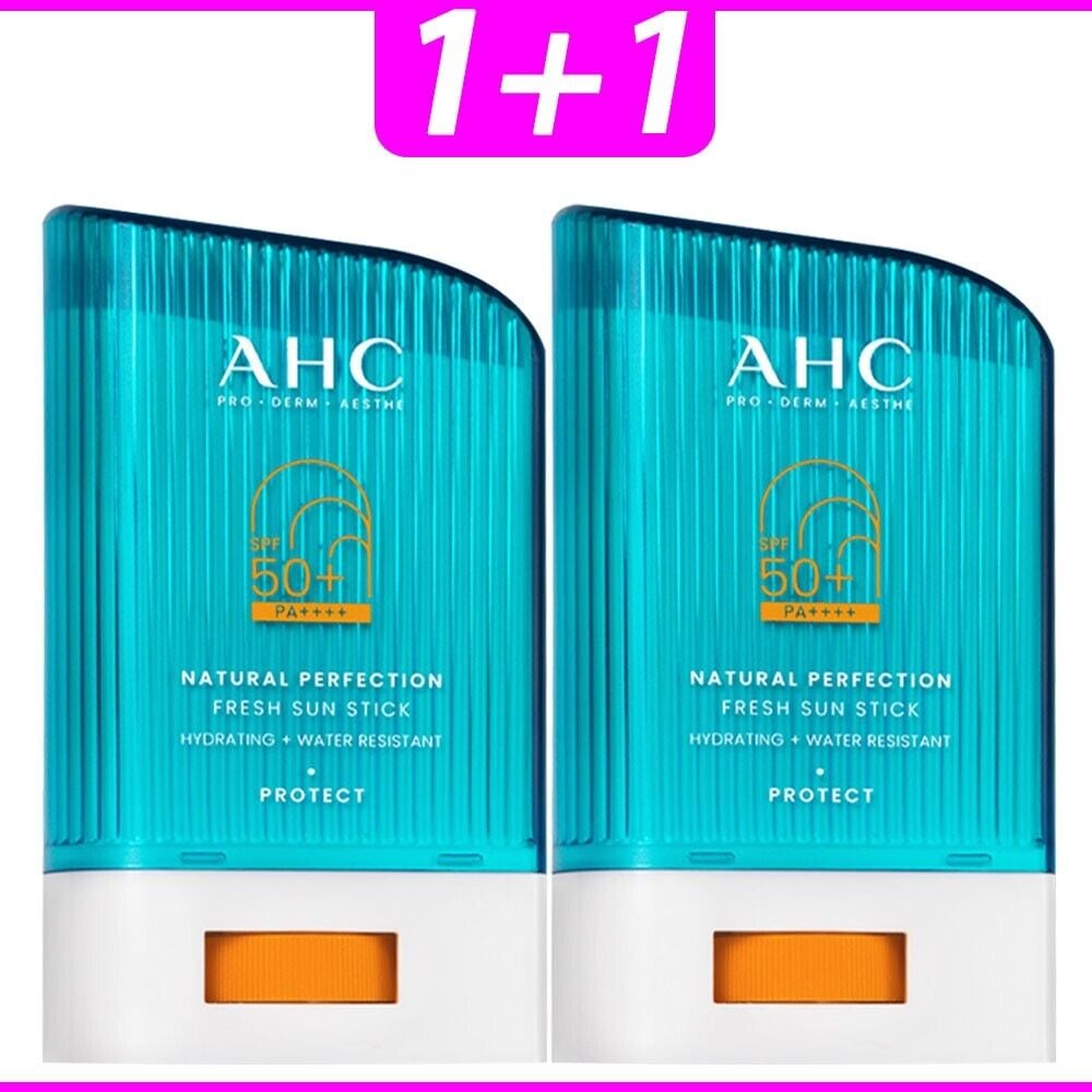 1+1 [22g BIG] AHC ナチュラルパーフェクション サンスティック ahc 日焼け止めスティック ahc サンスティック フレッシュ