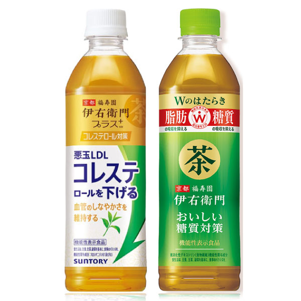 【セール】「48本」伊右衛門セット　コレステロール対策　おいしい糖質対策　500ml　24本　2箱　サントリー