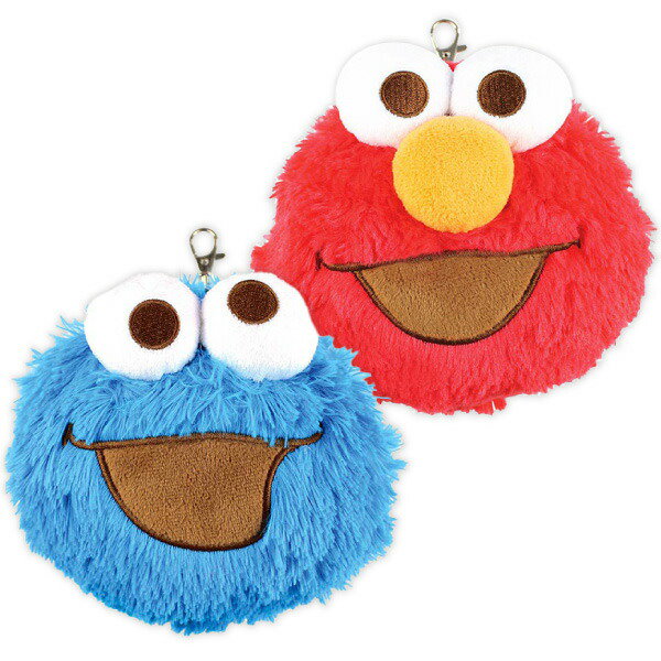 Qoo10] ぬいぐるみパスケース セサミストリート