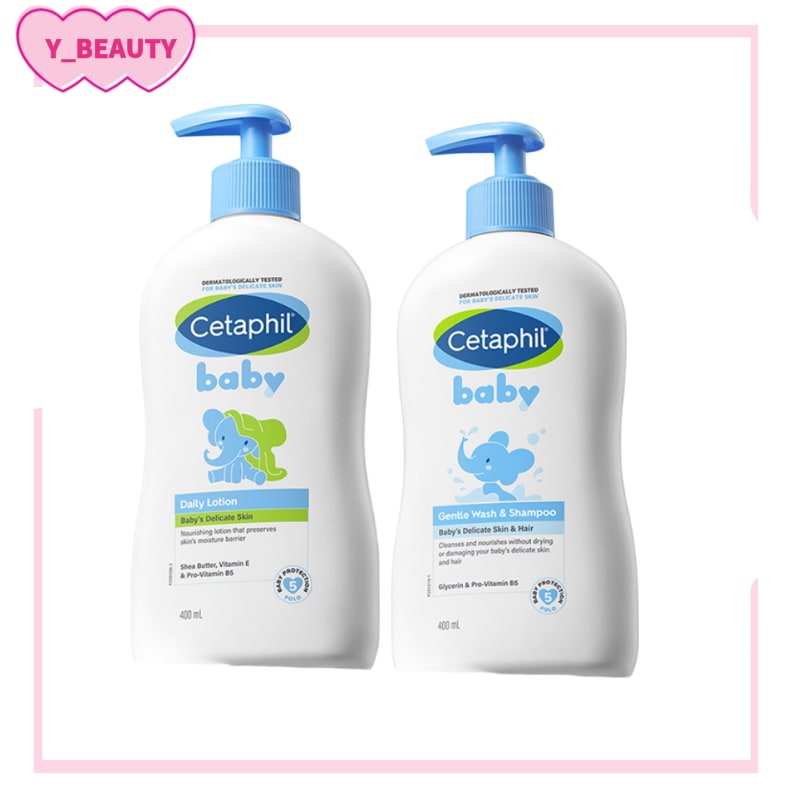ベビー低刺激2点セット【ボディウォッシュ&シャンプー400ml 1本+ローション400ml 1本】