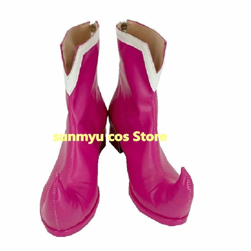 黄色 おジャ魔女どれみドッカーン／春風どれみ（はるかぜ どれみ） ブーツ　オーダーサイズ　 コスプレ靴