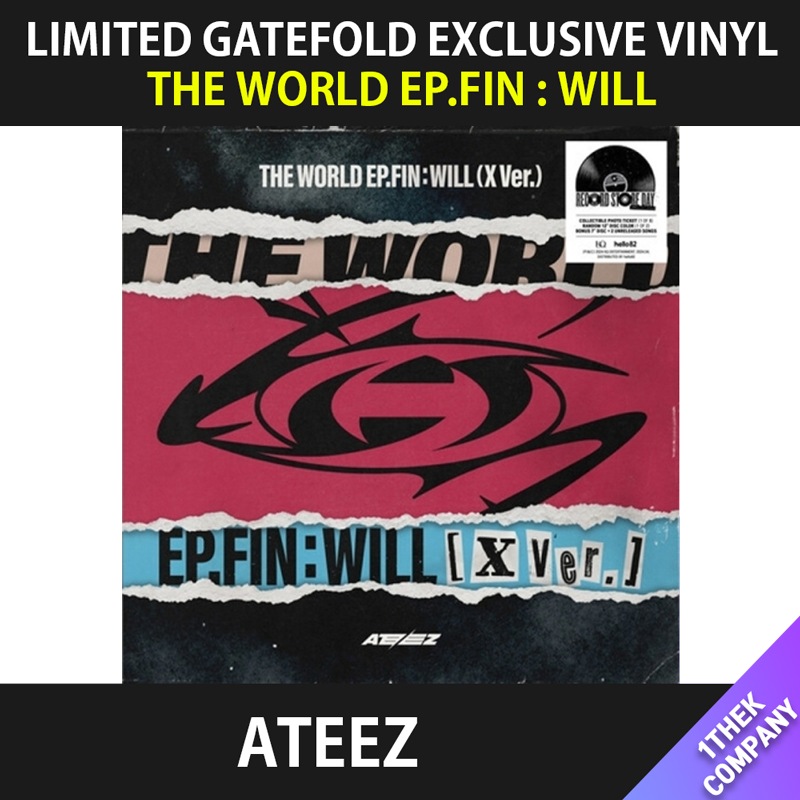 ATEEZ - THE WORLD EP.FIN : WILL (LIMITED GATEFOLD EXCLUSIVE VINYL)
