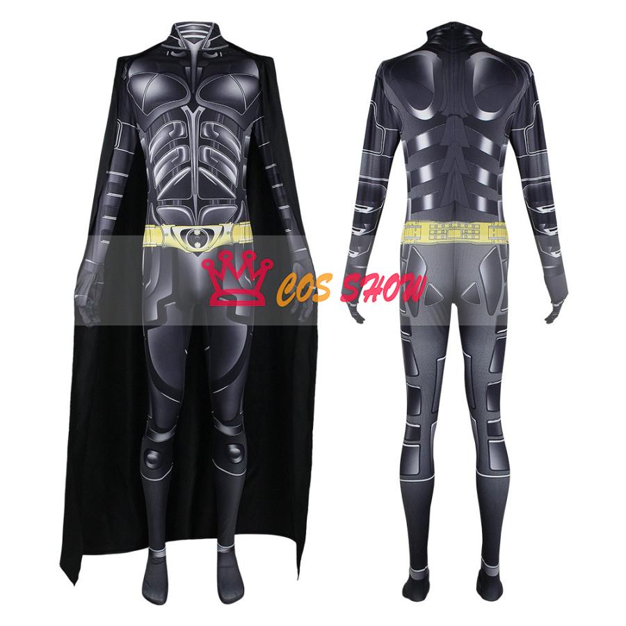 人気商品N0.1 バットマン ダークナイトライジング ダークナイト ブルース・ウェイン Bruce Wayne 全身タイツ コスプレ衣装 cosplay 仮装 イベント ステージ服 舞台 ハロウィン