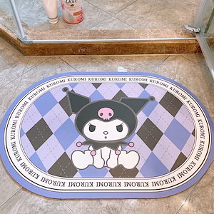 漫画珪藻泥マットかわいい玉桂犬クロミカーペット浴室トイレ吸水速乾滑り止めマット