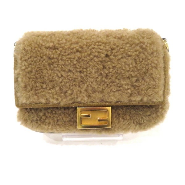 フェンディ FENDI ナノチャーム マンマバケット 7AR844 ポーチバッグ 【中古】