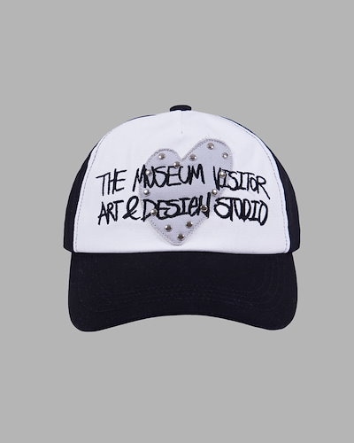 【THE MUSEUM VISITOR】 ART PATCH BALLCAP /追跡付 ART PATCH BALLCAP (BLACK) : THE MUSEUM VISITOR