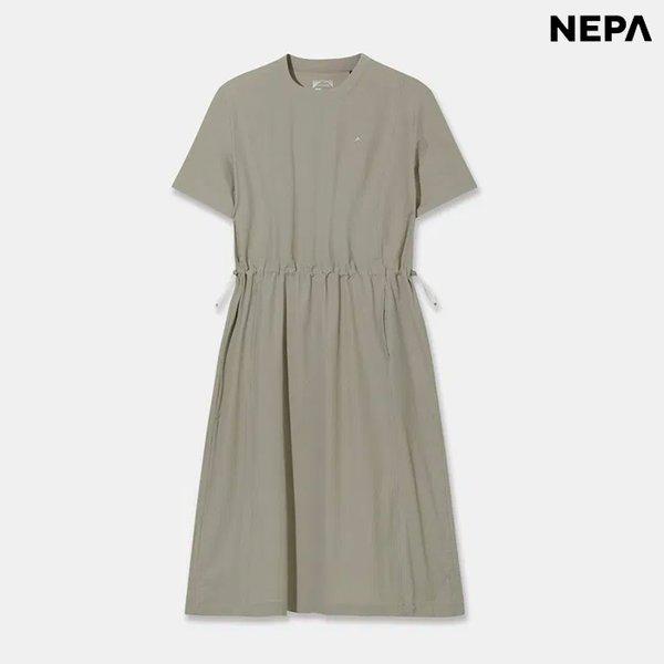 女性コンポクール半袖ワンピース（7M42862-D52）