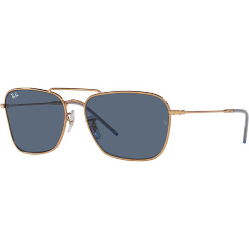 レイバン　RayBan サングラス CARAVAN REVERSE 58mm ポリッシュローズゴールド/ブルー　RBR0102S 92023A(58)