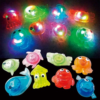 景品 子供 [48点セット] ピカピカ水族館 種類指定不可 【 オモチャ ライト 光るグッズ パーティー用品 子ども会 イベントグッズ おもちゃ 光りもの 光物 縁日 玩具 人形すくい イベント用品