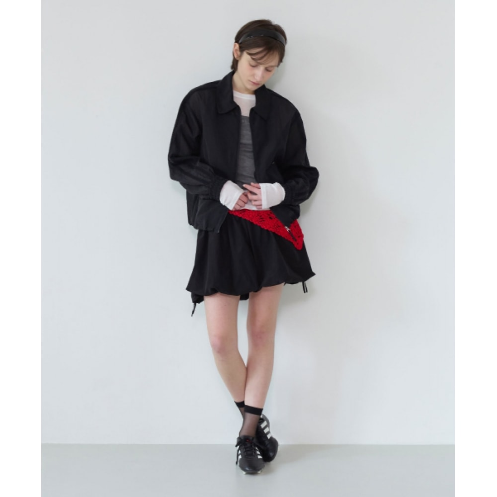 COVERNAT ウーマン バルーン ミニスカート Black