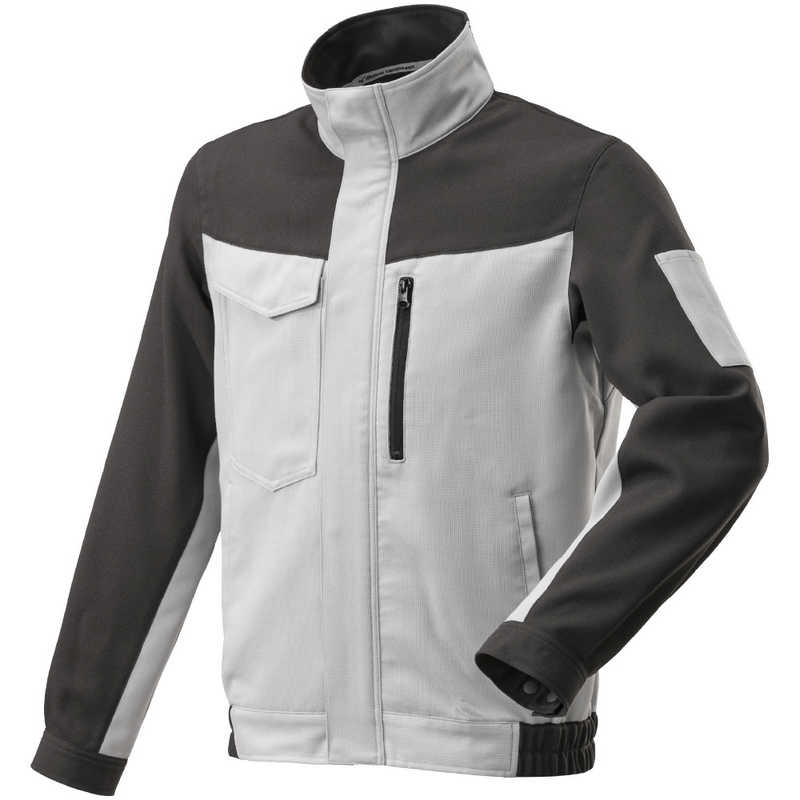 ミズノ　ワークジャケット(春夏向け) ［ユニセックス］ S 73：チャコールグレー×ベイパーシルバー　F2JEA18373