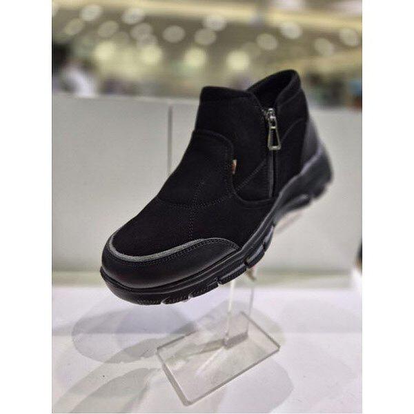 女性コンフォートショートブーツ 4CM(YAEWBS623BK) (P003715042)