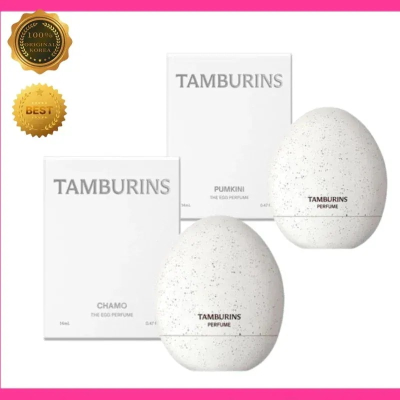 [韓国直送] TAMBURIN*S タンバリンズ エッグパフューム 14ml (PUMKINI / CHAMO) 卵型香水 ミニ香水 持ち運び用 SNS話題 憧れの香り 正規品