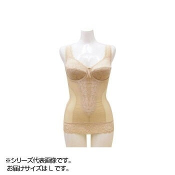 TAMURA Yauco シルキーボディシェイプ ボディシェーパー YTP04 フラックスベージュ L