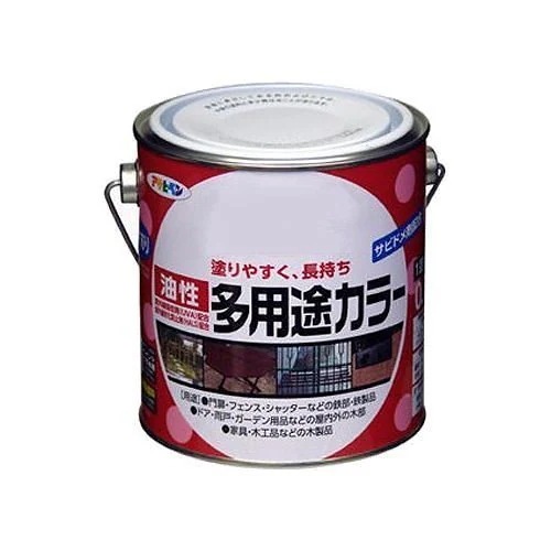 （まとめ買い）油性多用途カラー 0.7L オーシャンブルー [x3缶セット]