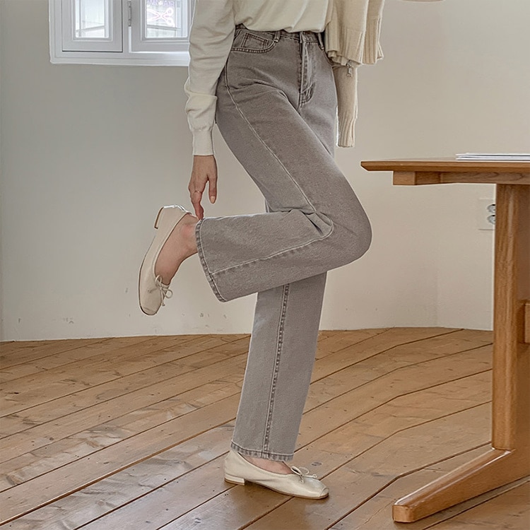 [tps0417] 韓国ファッションコットンストレートパンツ 4,867円