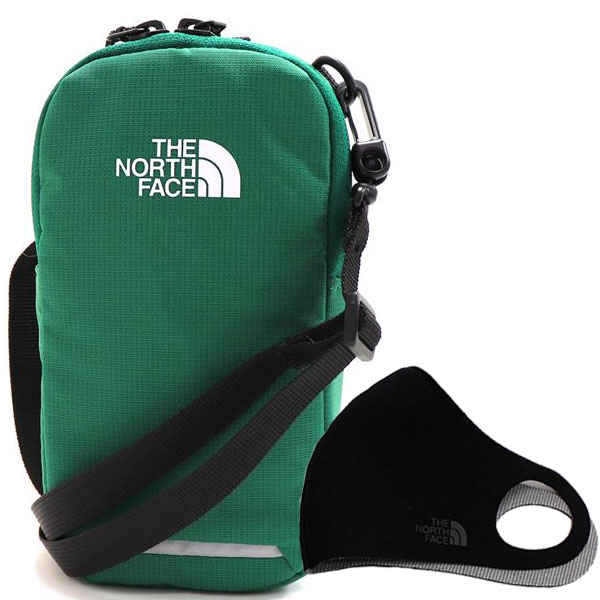 マスクセット ミニショルダーポーチ レディース メンズ バッグ MULTI TREKKING POUCH ブルー NN2PQ07D GRE