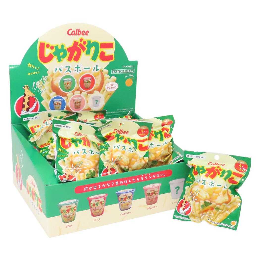 じゃがりこ 入浴剤 カルビー バスボール 全5種 24個入セット お菓子パッケージ キャラクター