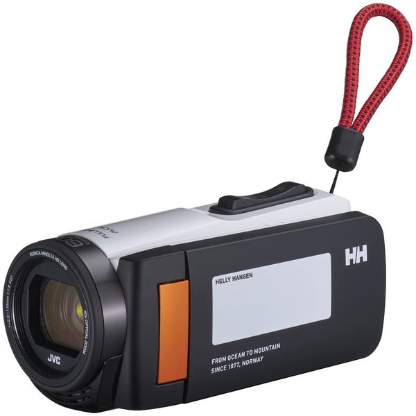 【中古】JVCケンウッド HELLY HANSENJVC ビデオカメラ Everio R 防水 防塵 32GB ノルディックホワイト GZ-HH140-WB