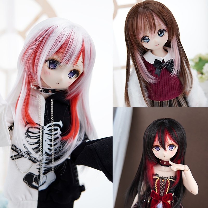 BJD人形用ウィッグ 染め ドールウィッグ レイヤー SD/MSDサイズ球体関節人形用 5,348円