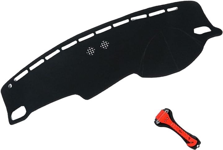 ダッシュボードマット スバル レガシィ 4代目 BL B4 BP系 OUTBACK ノンスリップ 2003-2009( 黒, FREE)