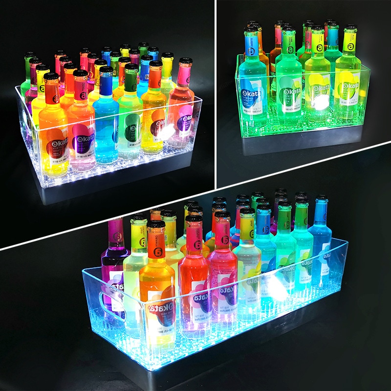 ライトニングアイスバケットコマーシャルチャンパンバレル赤ワインカクテルアイスバケットktvビールバレルクリエイティブバービールフレーム